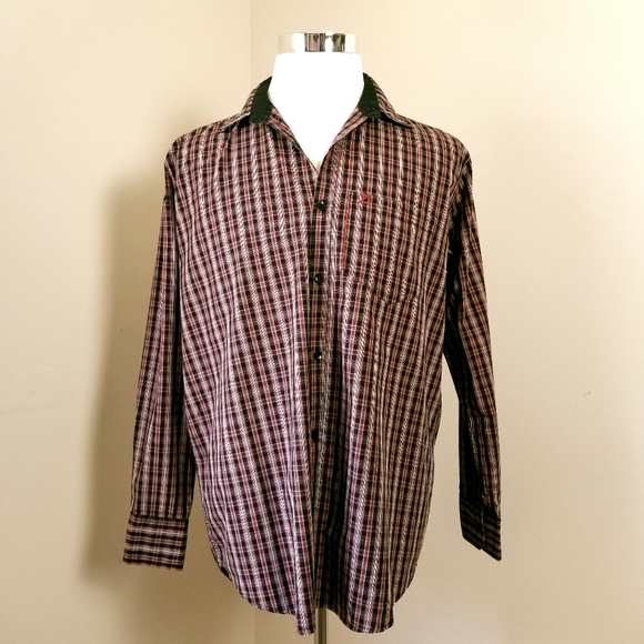 Zara Other - Zara Man Men's red black plaid shirt XL